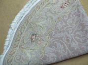 6' X 6' Round Handmade Fine Chinese Floral Oriental Silk Wool Rug Carpet Nice