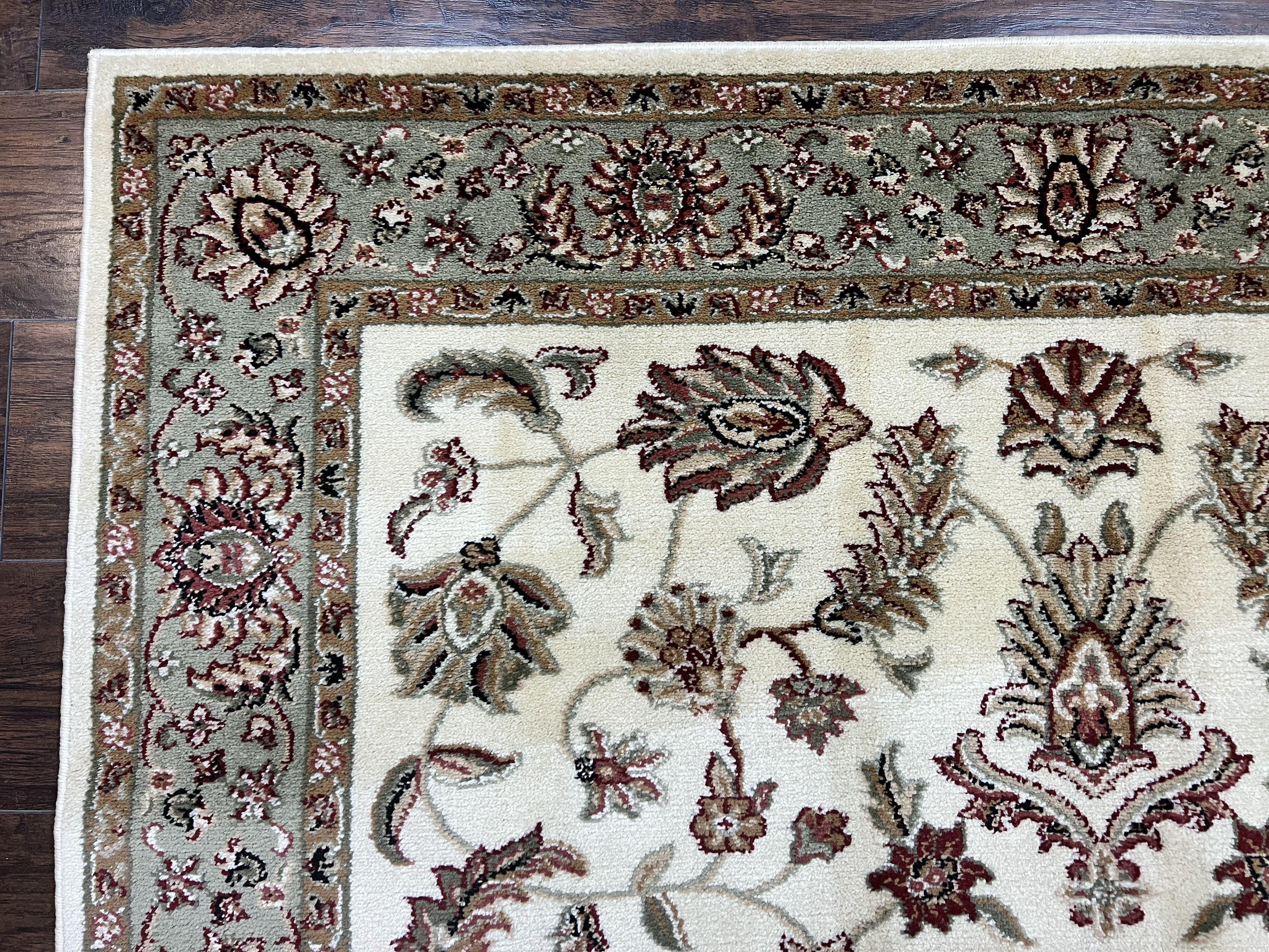 Floral Oriental Rug 5x7, Turkish Power Loomed Carpet, Traditional Design