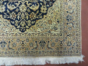 4' X 6' Handmade Ultra Fine India Floral Oriental Wool Silk Rug Hand Knotted