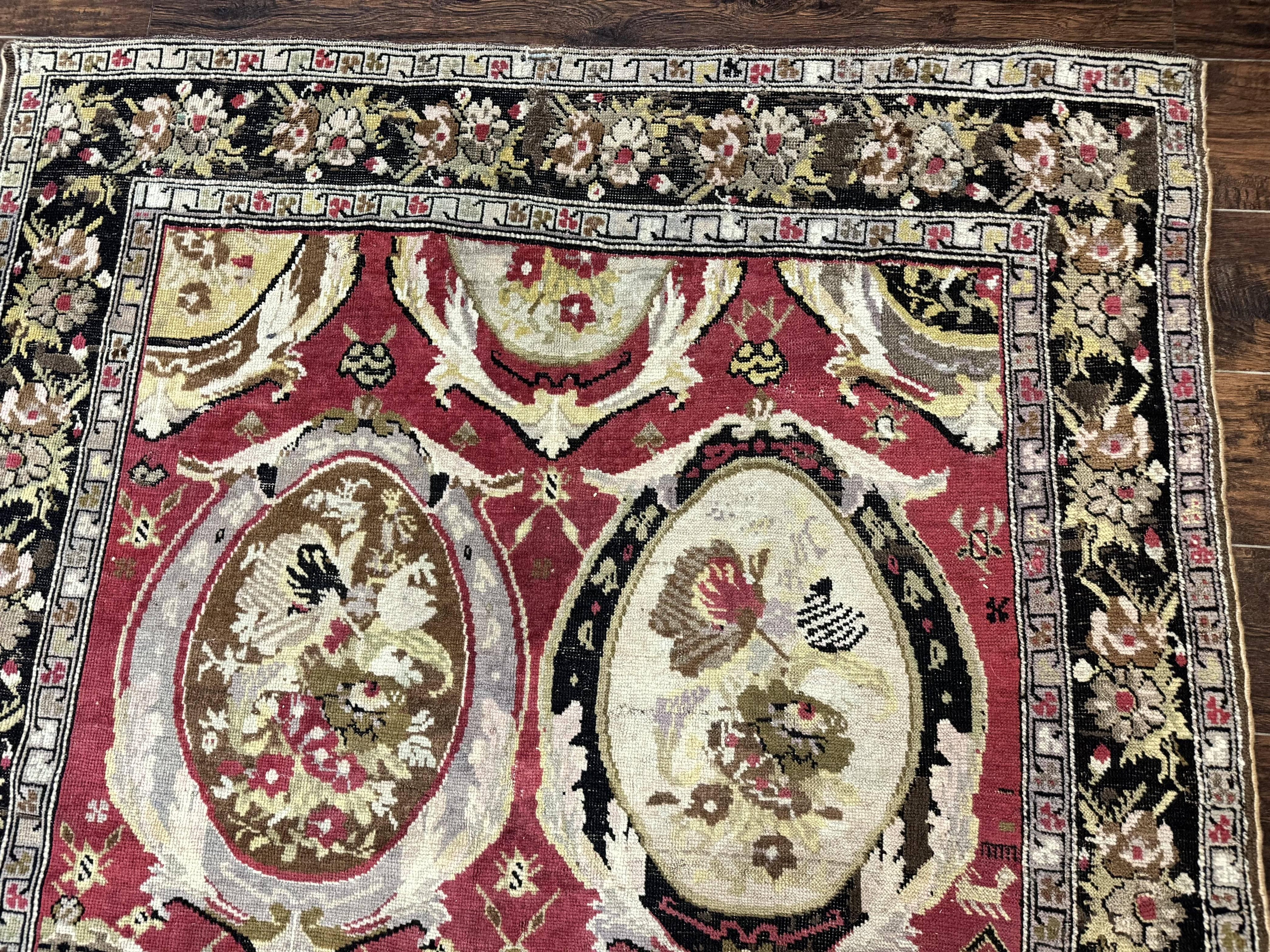 Antique Caucasian Karabakh Rug 5x10