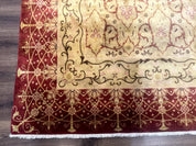 Pak Persian Rug 8x10, Allover Pattern, Gold-Tan, Fine 200 KPSI