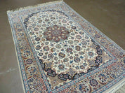 4' X 6' Very Fine Handmade Oriental Wool Silk Accent Rug Hand Knotted Beauty