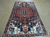 4' X 7' Antique 1920 Handmade Turkish Anatolian Wool Rug Veg Dye Nice