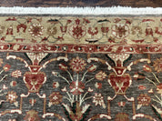 Pak Persian Mahal Rug 6x9, Floral Handmade Wool Traditional Oriental Carpet