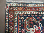 3' 7" X 14' Antique Handmade Caucasian Wool Rug Carpet Nice