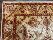 Indian Mahal Rug 7x9, Traditional Wool Carpet