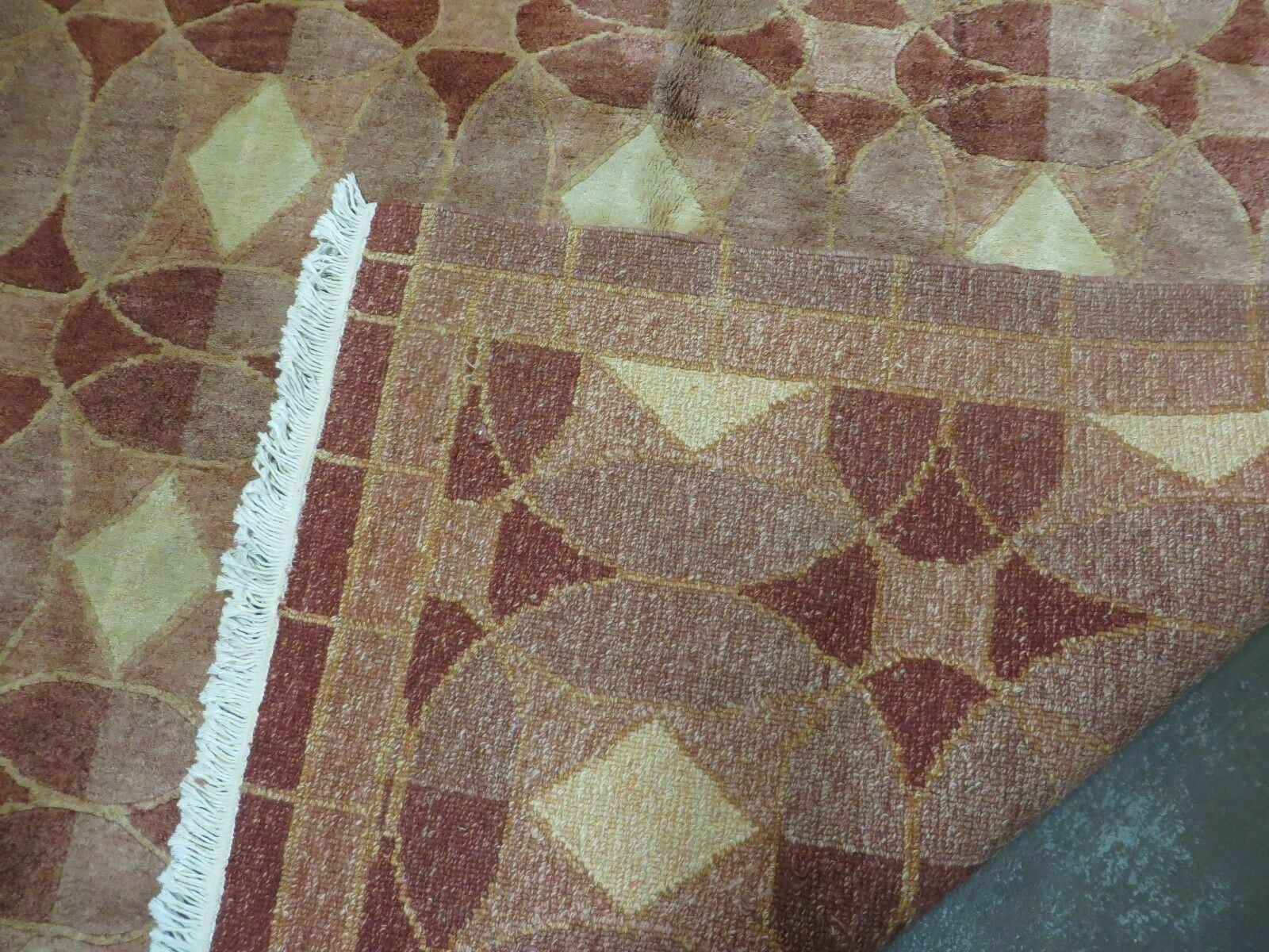 5' X 7' Modern Tibetan Nepal Art Deco Chinese Hand Knotted Wool Rug Decorative Contemporary Home Décor