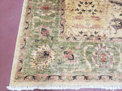 Pakistani Peshawar Rug 8x10, Farmhouse Rug, Oushak Carpet, Wool