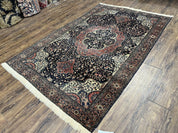 Antique Persian Sarouk Farahan Rug 4x7, Collectible Persian Carpet