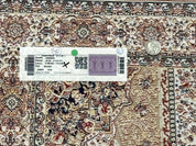 Turkish Silk Runner Rug 2.6 x 12, Hereke Mamluk Runner, Bamboo Silk, New