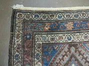 3' X 6' Antique Handmade India Floral Oriental Wool Rug Veg Dyes Nice