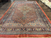 Antique Persian Bijar Rug 7x15
