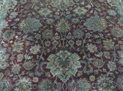 6' X 9' Handmade India Floral Oriental Wool Rug Carpet Tea Wash Red Hand Knotted