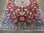 4' X 6' Antique Handmade India Floral Oriental Wool Rug Vegetable Dyes #120
