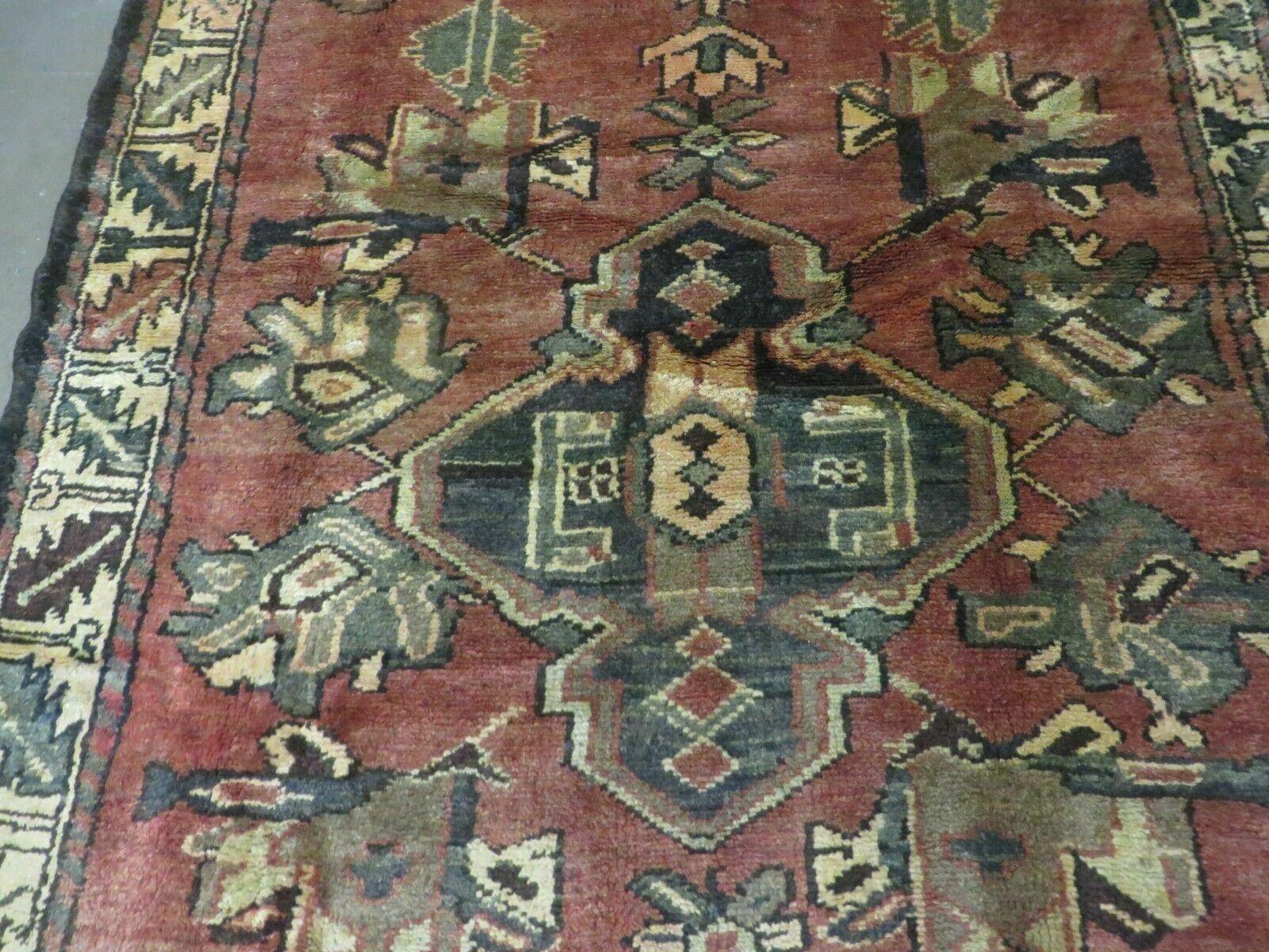 4' X 6' Antique 1920 Handmade Turkish Wool Rug Veg Dye Nice