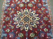 4' X 6' Antique Handmade India Floral Oriental Wool Rug Vegetable Dyes #120