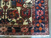 5.5' X 10.5' Antique Handmade Indian Floral Oriental Wool Rug Tribal Veg Dye Nice