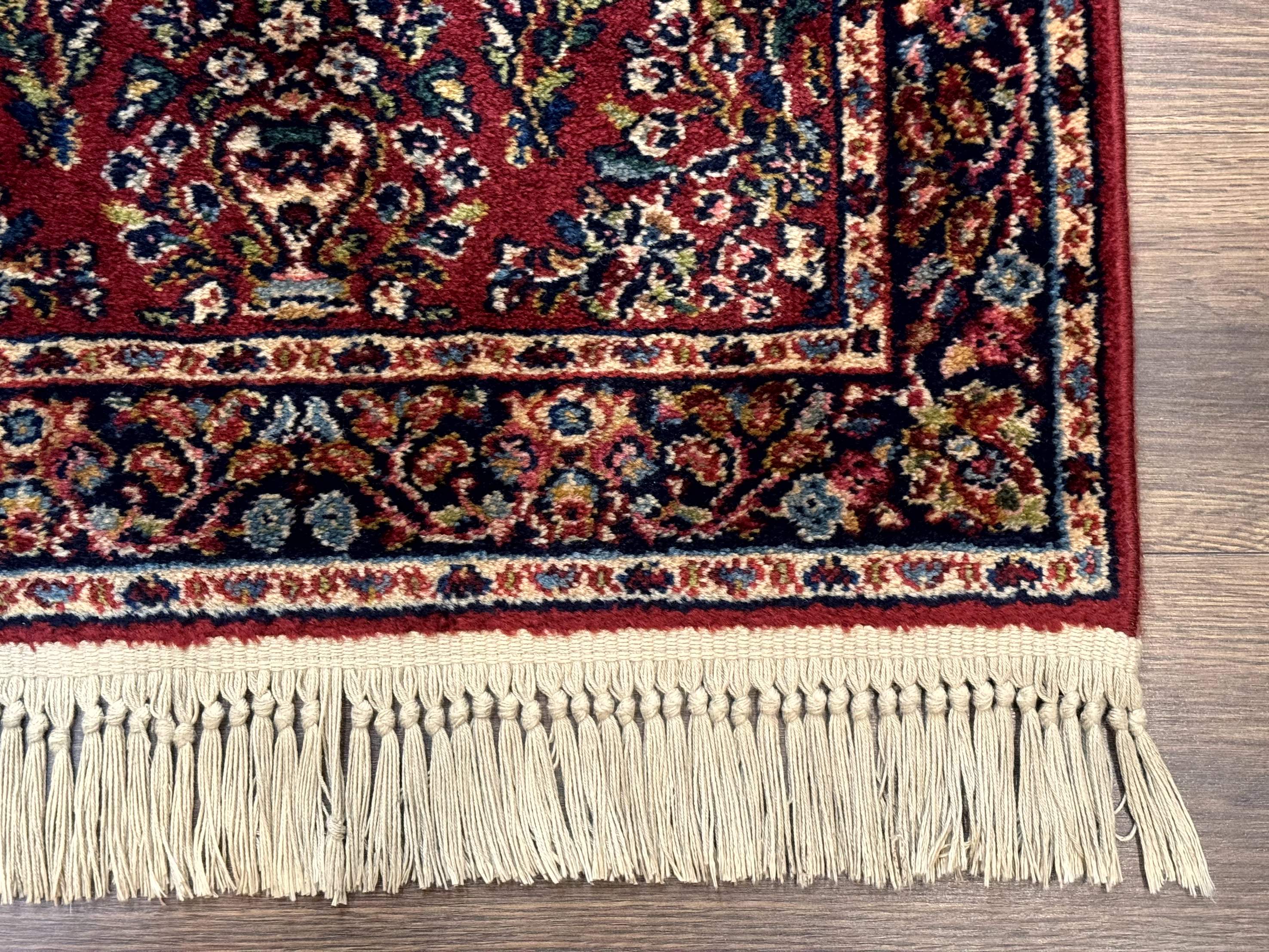 Karastan Runner Rug 2.6 x 8.6, Red Sarouk #785, Original 700 Series, Wool, Rare