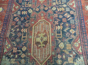 4' X 10' Antique Handmade Turkish Floral Tribal Oriental Wool Rug #627
