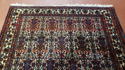 Persian Afshar Rug 3.6 x 5, Zili Sultan Pattern, Wool
