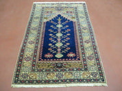 3' X 4' Semi Antique Handmade Turkish Prayer Kaisery Wool Rug Nice