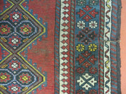 3' X 6' Antique 1920s Handmade Caucasian Karabagh Ganjeh Talesh Wool Rug Nice