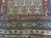 5' X 9' Antique Handmade Caucasian Kuba Wool Rug Veg Dye Runner Nice