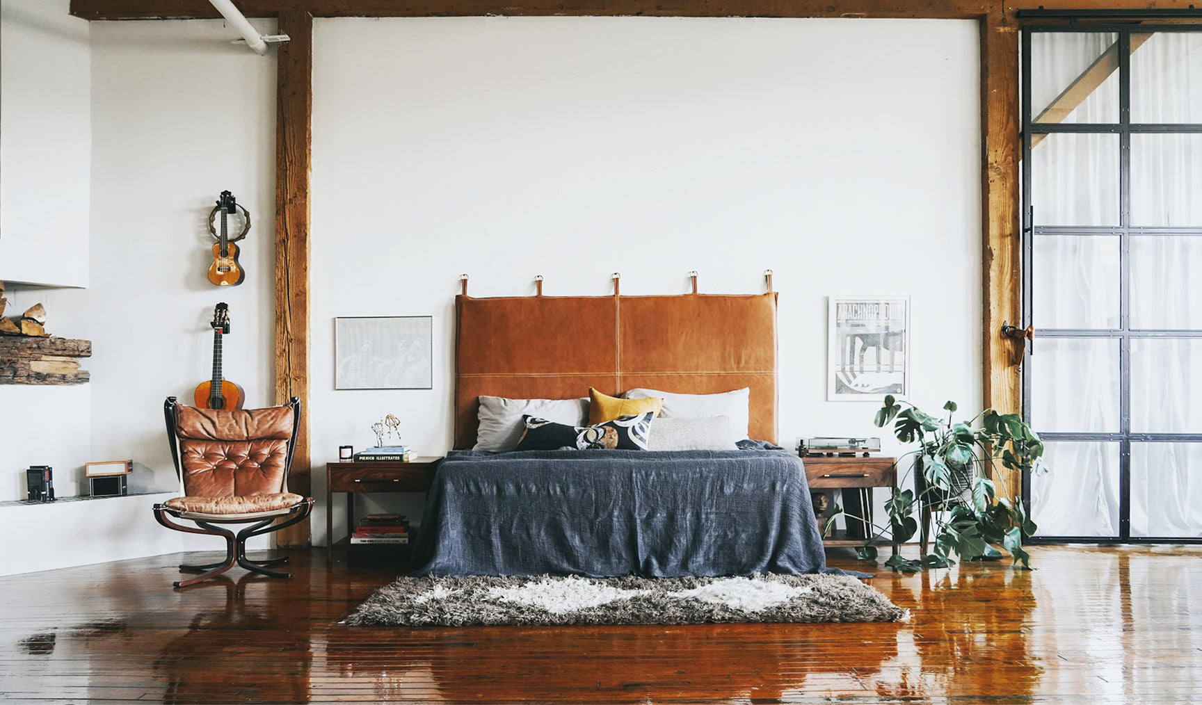 Leather Headboards Handmade Hanging Leather Headboards