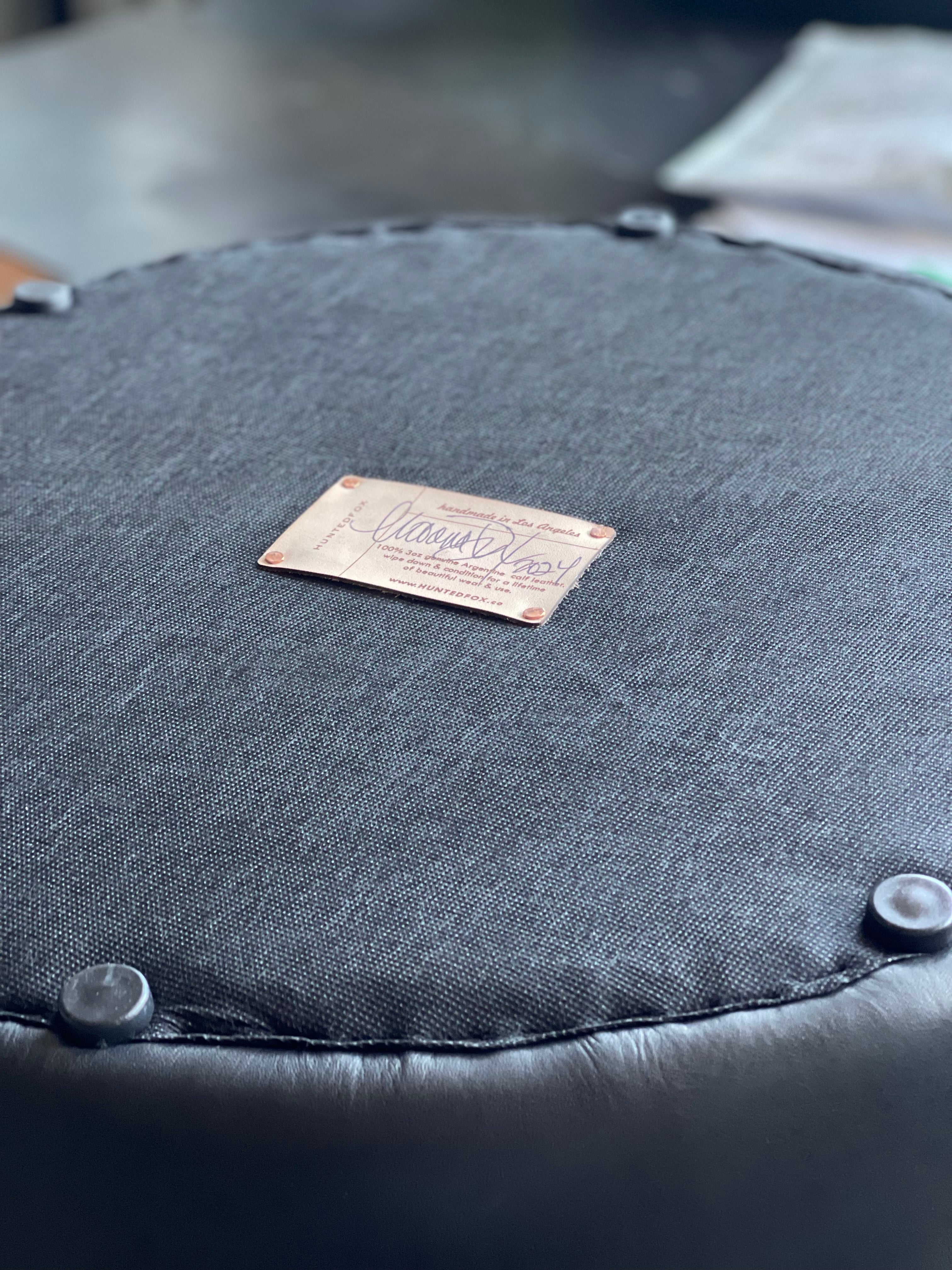 Ottoman | COM Custom Round Ottoman Foot Stool or Pouf