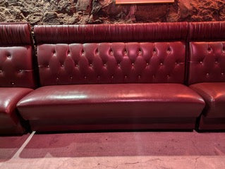 CUSTOM | Wine Bar Seating J Shape