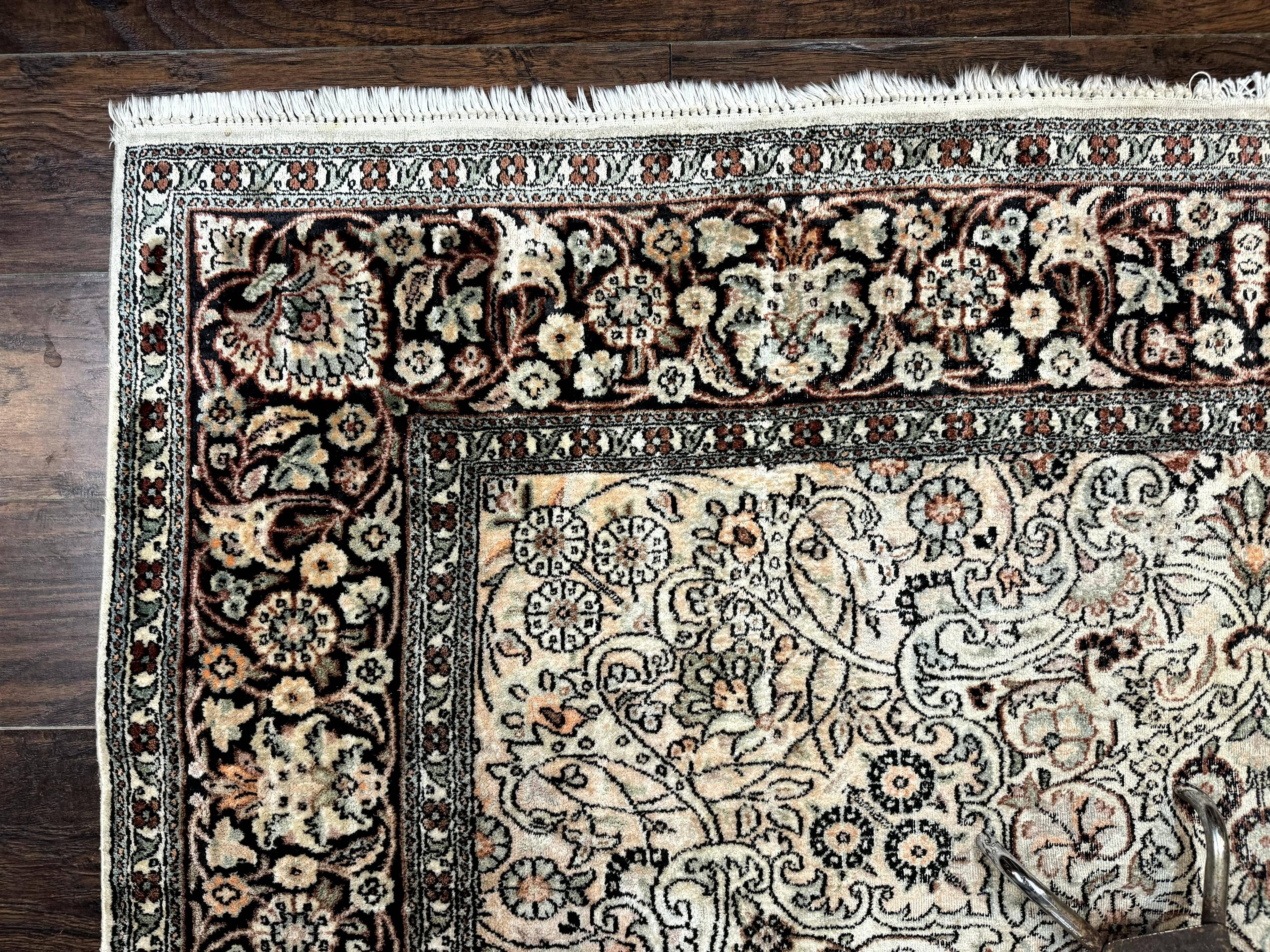 Silk Indian Kashmiri Rug 6x9