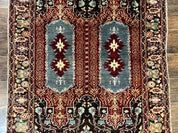 Antique Turkish Rug 4x6, Unique Rare Carpet