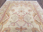 6x9 Turkish Oushak Rug, Wool Rug, Hand Knotted