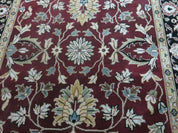 4' X 6' Handmade Finely Knotted Indian Agra Pattern Wool Rug Nice