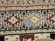 Small Pakistani Bokhara Prayer Rug 2.7 x 4