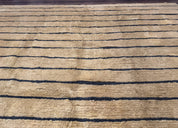 Modern Nepali Rug 13 x 15.6, Palace Size Wool Custom Made Rug, Tan, Large Nepali/Tibetan Carpet