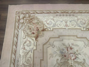 Aubusson Rug 6x9, Elegant, Flatweave, French European Design