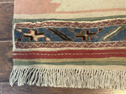 Turkish Kilim Rug 2.5 x 4.7, Flatweave Bohemian Blanket Rug, Wall Hanging Tapestry Rug
