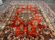 Antique Persian Sarouk Rug 9x12