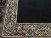 Palace Sized Stark Area Rug 12x19, Black Carpet