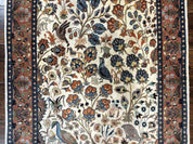 Small Pak Persian Rug 3x5, Peacock Birds Floral
