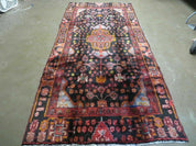 4' X 10' Antique Handmade Tribal Turkish Oriental Floral Wool Rug Organic Nice