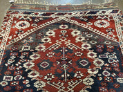 4' X 4' 4" Antique Handmade Turkish Oriental Bergema Wool Veg Dyes Tribal Collectible Rug