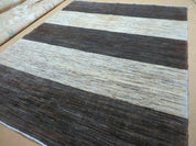 6' 6" X 8' Modern Tibetan Nepal Art Deco Chinese Hand Knotted Wool Rug Nice