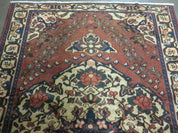 4' X 7' Antique 1920 Handmade Turkish Medallion Wool Rug Veg Dye Nice