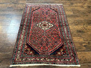 Antique Persian Tribal Rug 3.6 x 5, Hamadan Angelas Rug