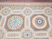 New Chinese Needlepoint Rug 8x14 - 9x14, French European Panel Design, Elegant Dining Room Rug, Flatweave Hand Woven Carpet, Handmade, Wool