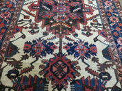 5.5' X 10.5' Antique Handmade Indian Floral Oriental Wool Rug Tribal Veg Dye Nice