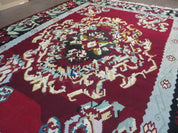 8' X 11' Karabagh Kilim Handmade Flat Weave Wool Rug Vegi Organic Dyes Nice