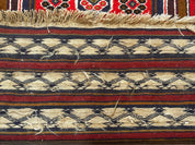 Afghan Rug 3x5, Tribal, Navy Blue, Wool, Handmade, Geometric, Rustic - Jewel RugsShopify CollectiveHUNTEDFOX - Afghan Rug 3x5, Tribal, Navy Blue, Wool, Handmade, Geometric, Rustic